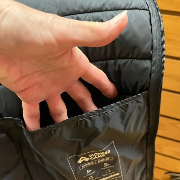PIONEER Camp  Black Puffer Jacket XXL - Picture 5 of 8